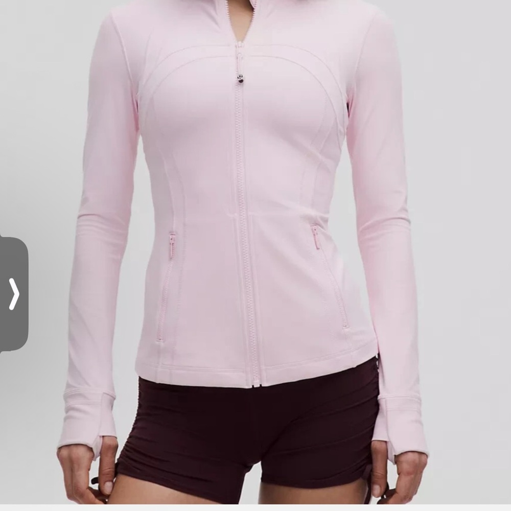 Lululemon Light Pink Zip-Up Athletic Jacket